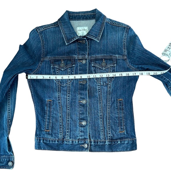 Old Navy Classic Denim Jean Jacket Size Medium - Picture 9 of 12
